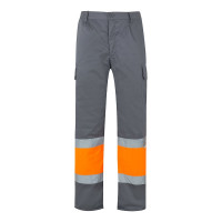 grau, orange