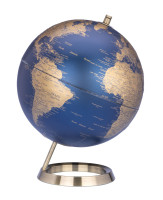 dark blue, gold-coloured