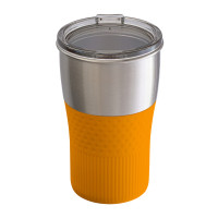 orange, silber