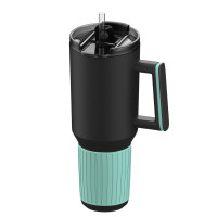 mint, hellblau, schwarz
