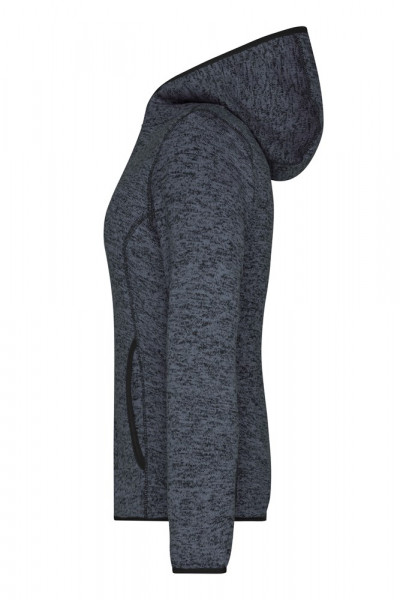 Ladies' Knitted Fleece Hoody