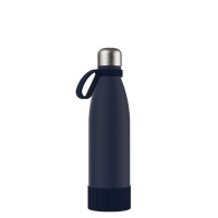 marineblau, silber