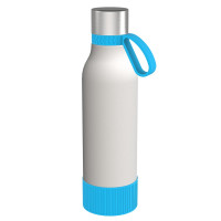 cyan, silber, weiß