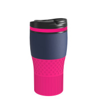 magenta, marineblau