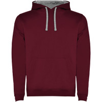 Maroon rot, marl grau