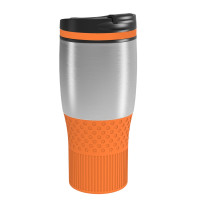 orange, silber