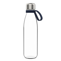 silber, transparent, marineblau