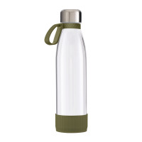 olivgrün, silber, transparent