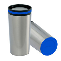 blau, silber