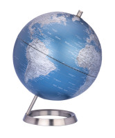 blue, silver-coloured