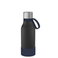 schwarz, silber, marineblau