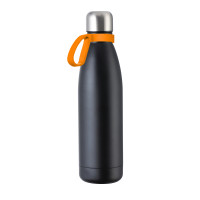 orange, schwarz, silber