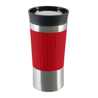 schwarz, silber, rot
