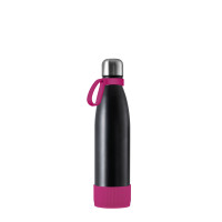 schwarz, silber, magenta