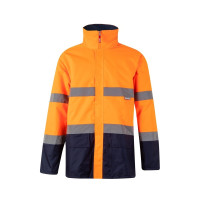 marineblau, orange