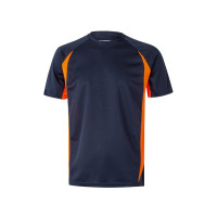 marineblau, orange