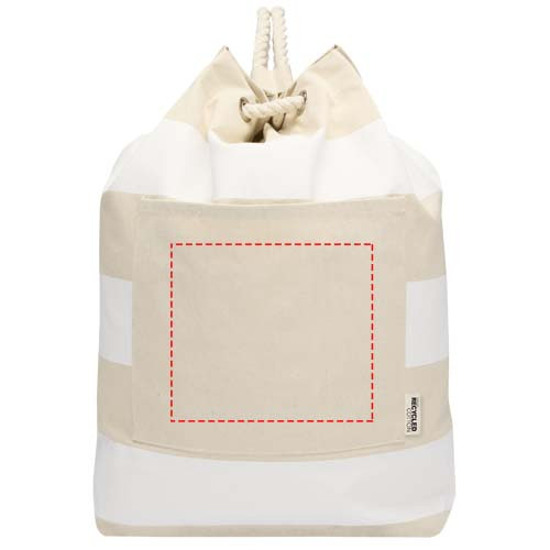 Florida 270 g/m² GRS-zertifizierter Seesack aus Recyclingmaterial, 15 l