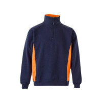 marineblau, orange