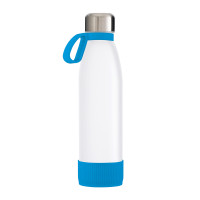 cyan, silber, weiß