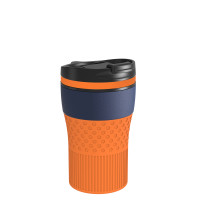 orange, marineblau, schwarz