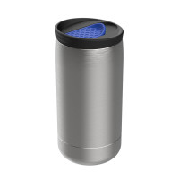 schwarz, silber, blau
