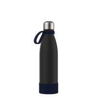 schwarz, silber, marineblau