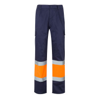 marineblau, orange