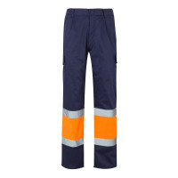 marineblau, orange