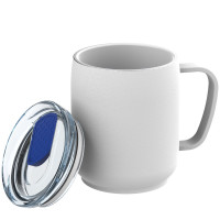blau, weiß, transparent