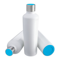cyan, silber, weiß