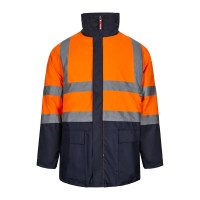 marineblau, orange