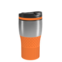 orange, silber