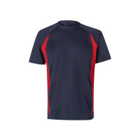 marineblau, rot