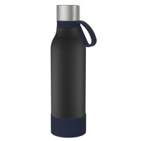 schwarz, silber, marineblau