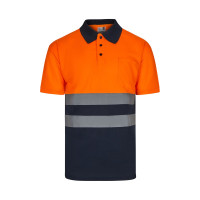 marineblau, orange