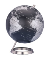 black, silver-coloured