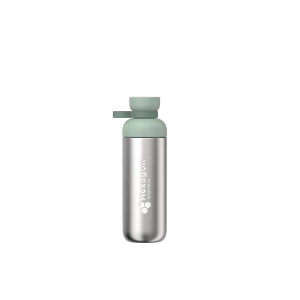 Mepal Vita 700 ml Wasserflasche aus recyceltem Edelstahl (Kohlensäure geeignet)
